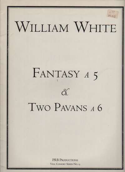 photo of Fantasy a 5 & Two Pavans a 6