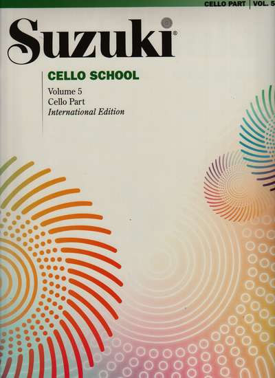 photo of Suzuki Cello School, Vol. 5, International edition, Revised 2018