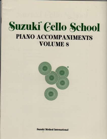 photo of Suzuki Cello School, Vol. 8, Accompaniment, 1991