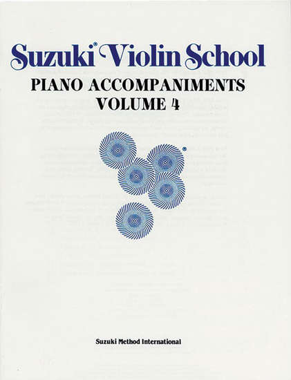 photo of Suzuki Violin School, Vol. 4, Accompaniment, 1970