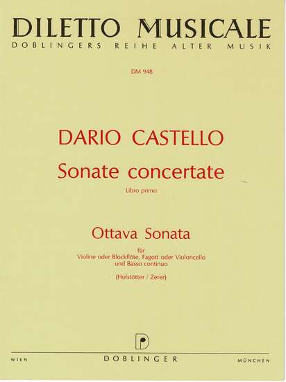 photo of Sonata concertate, Libro Primo, 8 Ottava Sonata