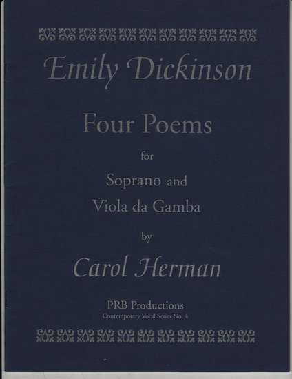 photo of Emily Dickinson, Four Poems