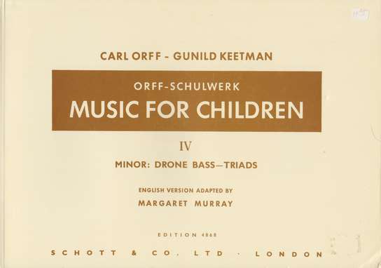 photo of Music for Children,  Vol. IV Minor, Murray ed.