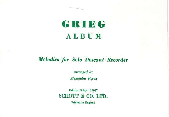 photo of Grieg Album