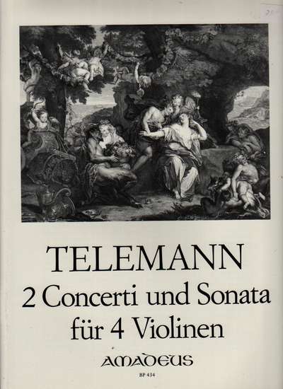 photo of 2 Concerti und Sonata Fur 4 Violinen