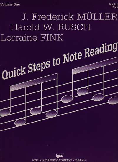 photo of Quick Steps to Note Reading, Vol. 1
