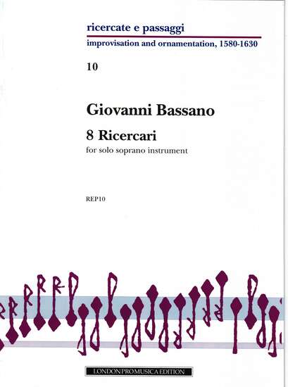 photo of Eight Ricercari for solo soprano instrument