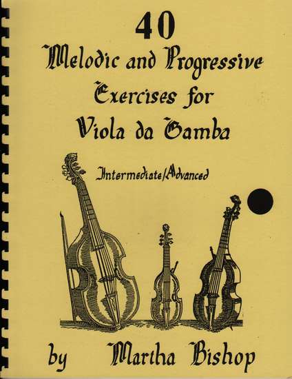 photo of 40 Melodic and Progressive Exercises for Tenor Viola da Gamba