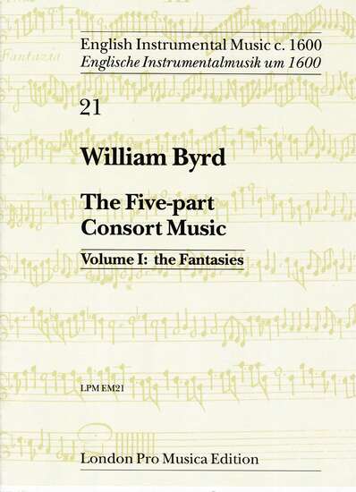 photo of The Five-part Consort Music, Vol. I: the Fantasies
