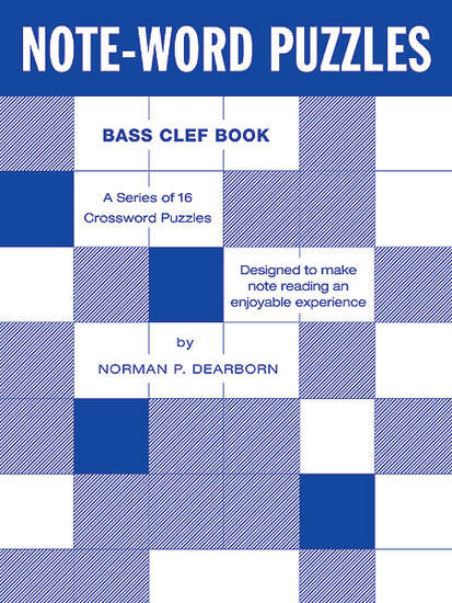photo of Note-Word Puzzles, Bass Clef Book