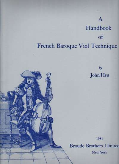 photo of A Handbook of French Baroque Viol Technique