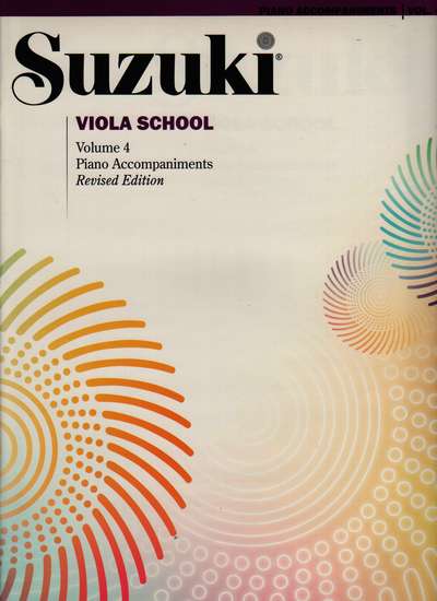 photo of Suzuki Viola School, Vol. 4, Accompaniment, 1983