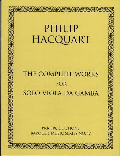 photo of The Complete Works for Solo Viola da Gamba