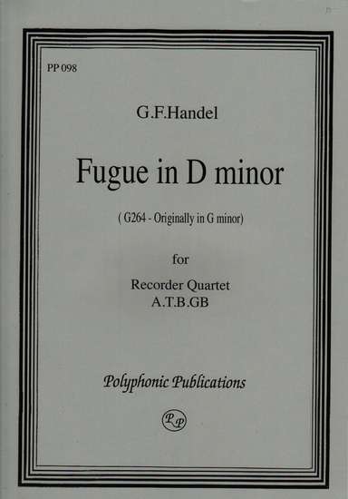 photo of Fugue in d minor (G 264)