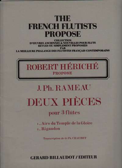 photo of Two Pieces for 3 Flutes