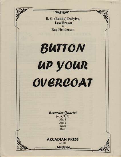 photo of Button Up Your Overcoat