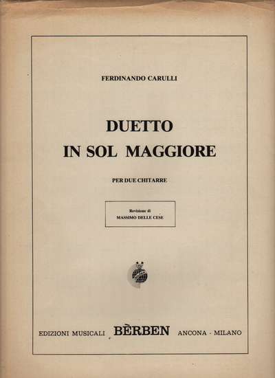 photo of Duetto in Sol Maggiore