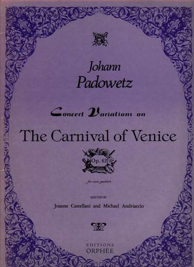 photo of Concert Variations on The Carnival of Venice, Op. 62