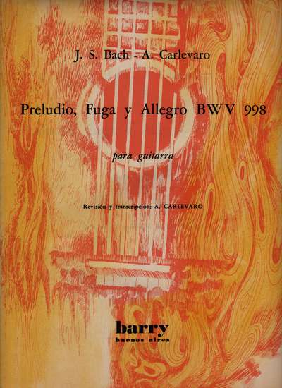 photo of Preludio, Fuga y Allegro, BWV 998