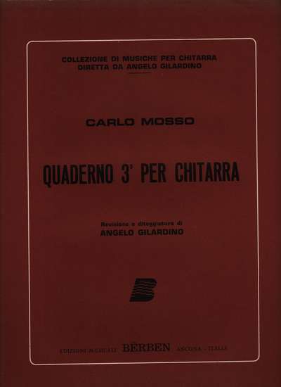 photo of Quaderno 3 per Chitarra