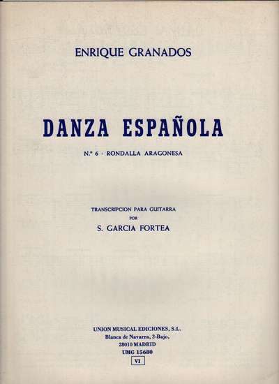 photo of Danza Espñola, No. 6 Rondalla Aragonesa