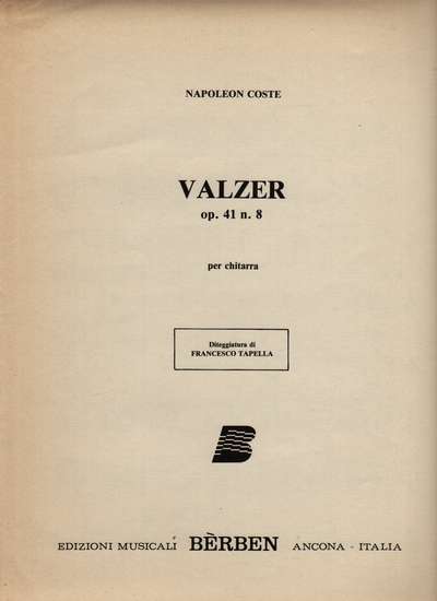 photo of Valzer, Op. 41, No. 8