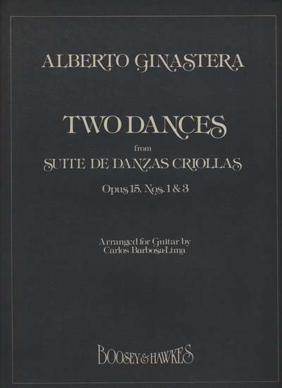 photo of Two Dances from Suite de Danzas Criollas, Opus 15, Nos. 1 & 3