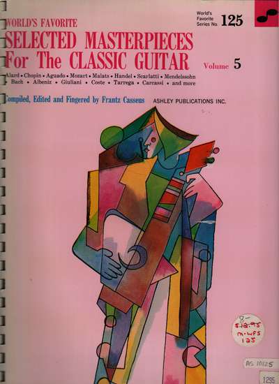 photo of Selected Masterpieces for the Classic Guitar, Vol. 5