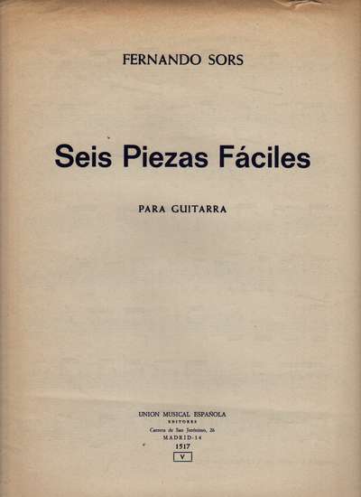 photo of Seis Piezas Fáciles
