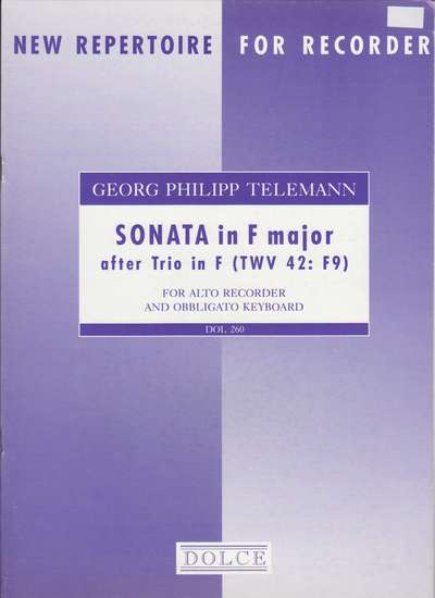 photo of Sonata in F major (TWV 42:F9) from trio in F
