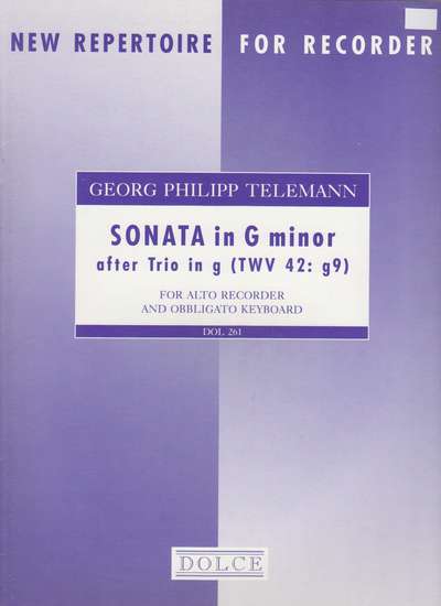 photo of Sonata in g minor (TWV 42:g9) after trio in g