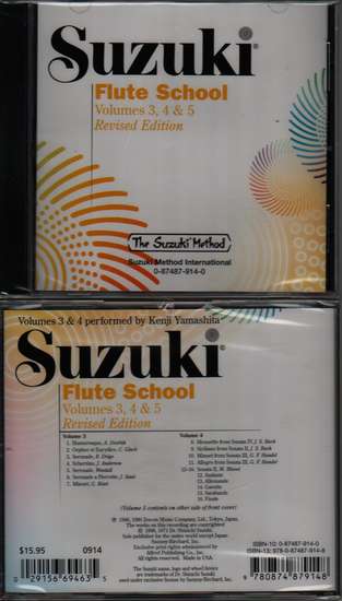photo of Suzuki Flute School, Vol. 3, 4, & 5, CD 1996