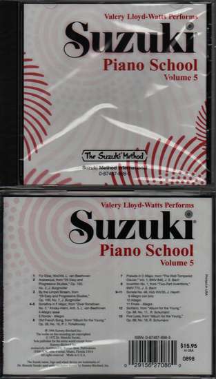 photo of Suzuki Piano School, Vol. 5, Lloyd-Watts, CD