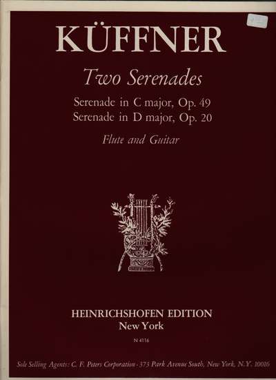 photo of Two Serenades, C major, Op. 49; D major, Op. 20