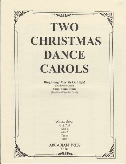 photo of Two Christmas Dance Carols