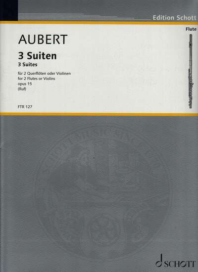 photo of Drei Suiten Für zwei Querflöten oder Violinen, Opus XV