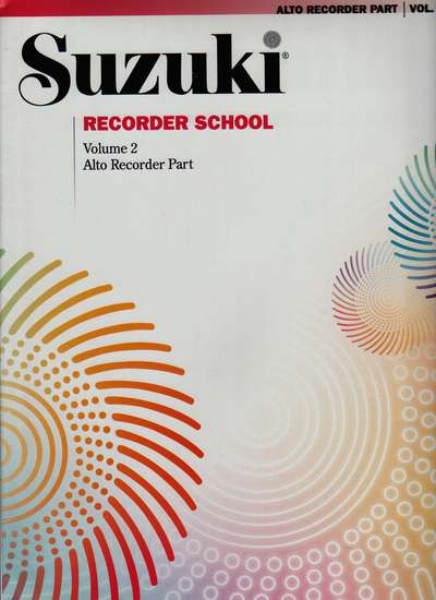 photo of Suzuki Recorder School, Vol. 2 Alto