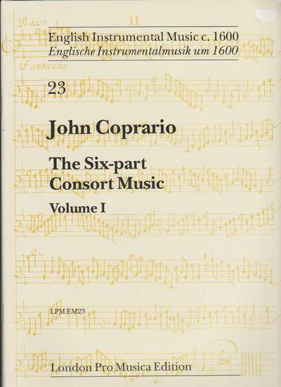 photo of The Six Part Consort Music, Vol. I