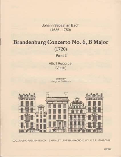 photo of Brandenburg Concerto No. 6. B Major, Part I