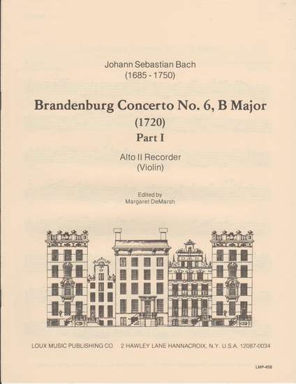 photo of Brandenburg Concerto No. 6. B Major, Part I