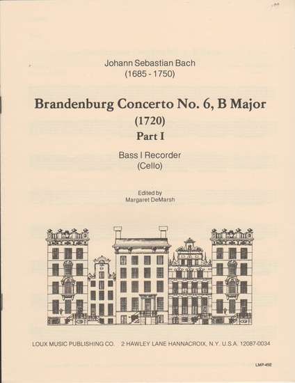 photo of Brandenburg Concerto No. 6. B Major, Part I