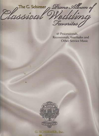 photo of The G. Schirmer Piano Album of Classical Wedding Favorites