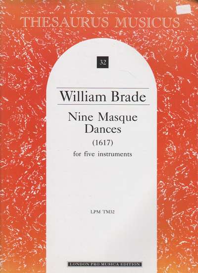 photo of Nine Masque Dances, 1617, for five instruments