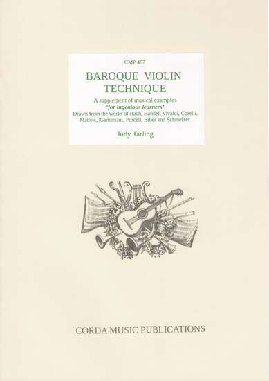 photo of Baroque Violin Technique, A supplement of musical Examples