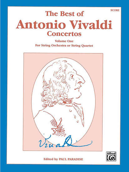 photo of The Best of Antonio Vivaldi Concertos, Volume I, Score