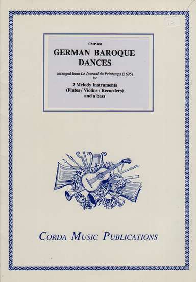 photo of German Baroque Dances from Le Journal du Printemps
