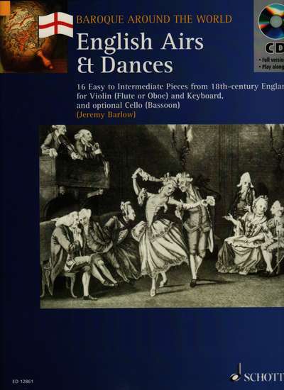 photo of English Airs & Dances 16 Easy to Intermediate Pieces from 18th-century England
