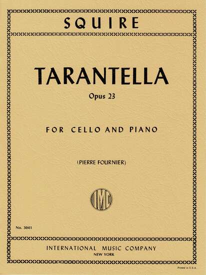 photo of Tarantella, Opus 23 for Cello and Piano