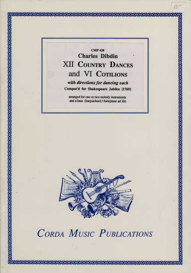 photo of XII Country Dances and VI Cotillions with directions for dancing