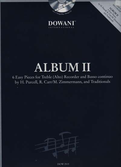 photo of Dowani Album (Easy) Vol. II, 3 Tempi CD and score, 6 Pieces for Alto